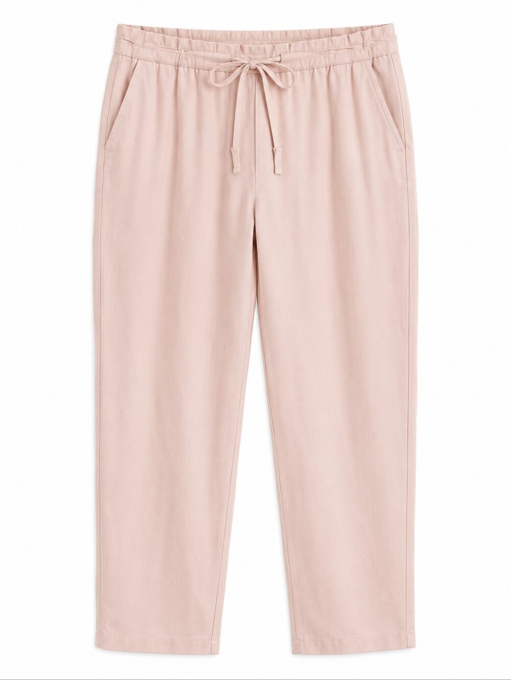 Le Chateau Women's Blush Pink Pull-On Drawstring Tapered Pants Size 18